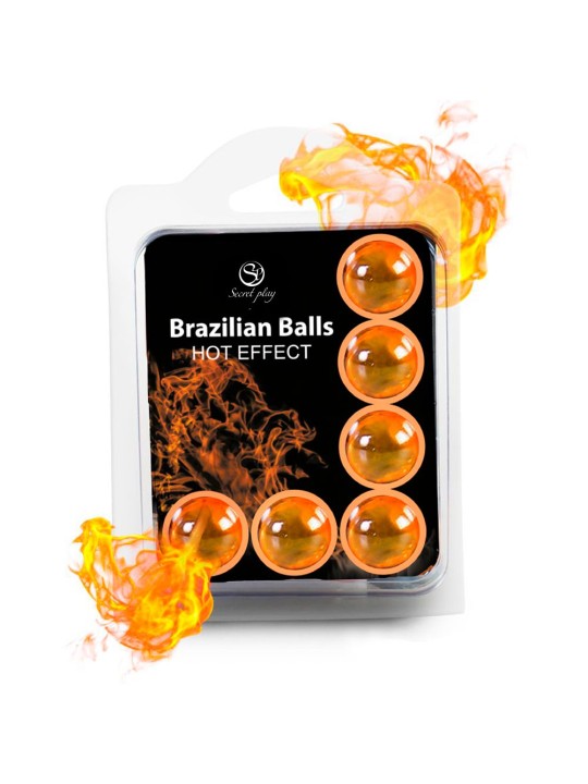 Secret Play - Brazilian Balls Hot Effect - 6 Massage Balls