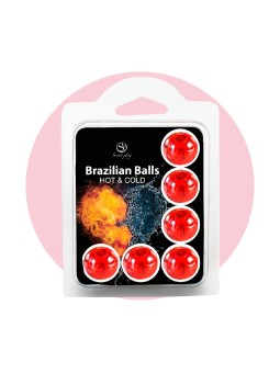 Secret Play - Brazilian Balls Hot & Cold - 6 Massage Balls