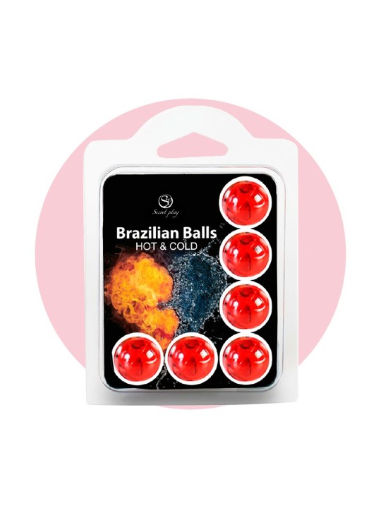Secret Play - Brazilian Balls Hot & Cold - 6 Massage Balls