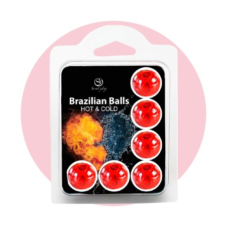 Secret Play - Brazilian Balls Hot & Cold - 6 Massage Balls