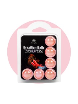 Secret Play - Brazilian Balls Triple Effect - 6 Massage Balls