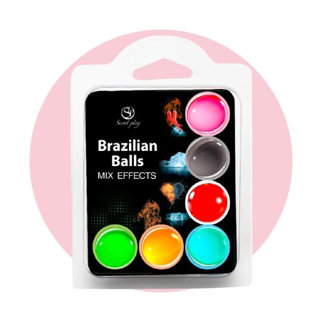 Secret Play - Brazilian Balls Mixed Effects - 6 Massage Balls