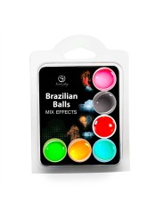 Secret Play - Brazilian Balls Mixed Effects - 6 Massage Balls