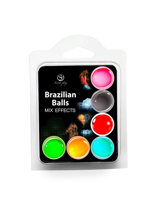 Secret Play - Brazilian Balls Mixed Effects - 6 Massage Balls
