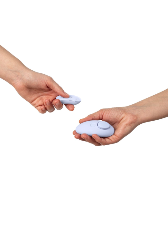 Dame - Lay Panty Vibrator - Ice White