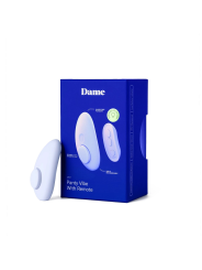 Dame - Lay Panty Vibrator - Ice White