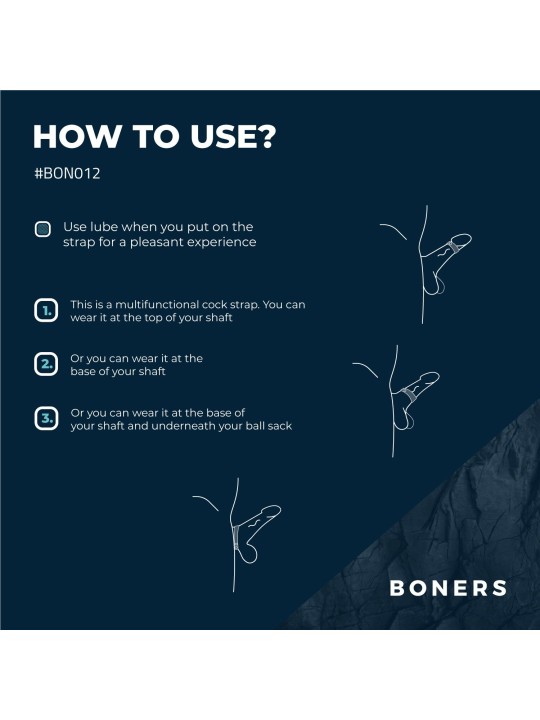 Boners Cock Strap - Maat L