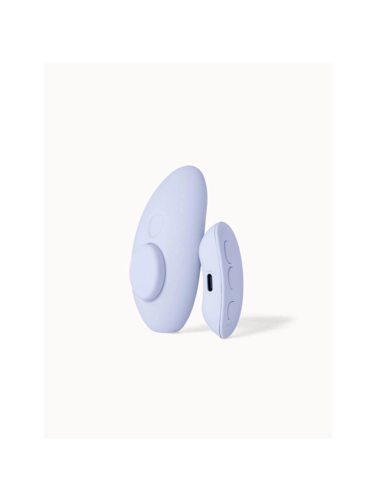 Dame - Lay Panty Vibrator - Ice White