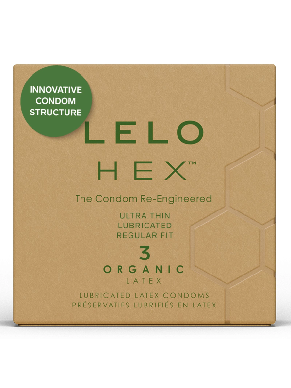 LELO - HEX Organic Condooms - 3 Stuks