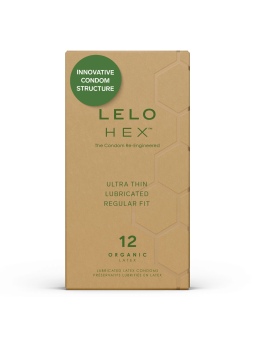 LELO - HEX Organic Condooms - 12 Stuks