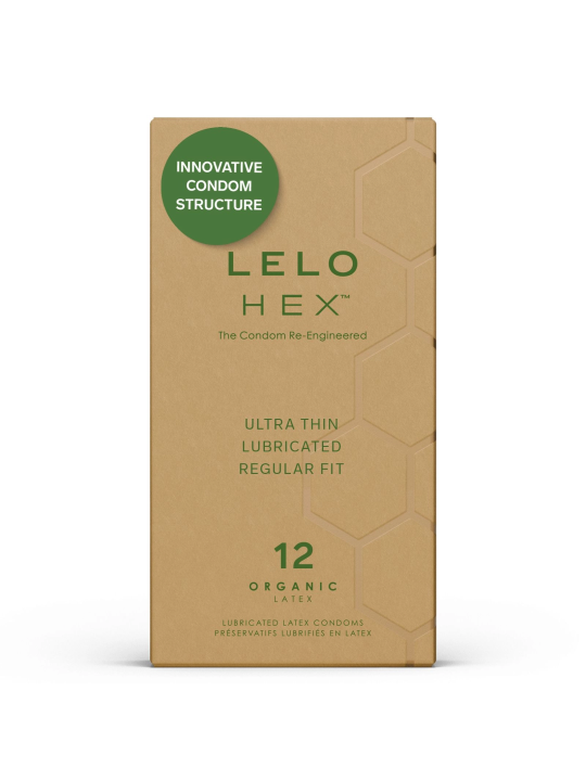 LELO - HEX Organic Condooms - 12 Stuks
