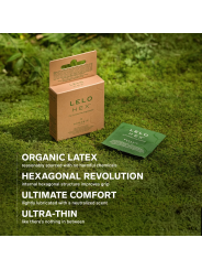 LELO - HEX Organic Condooms - 12 Stuks