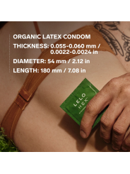 LELO - HEX Organic Condooms - 12 Stuks