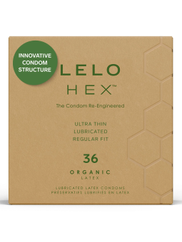 LELO - HEX Organic Condooms - 36 Stuks