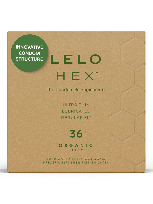 LELO - HEX Organic Condooms - 36 Stuks