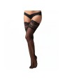 Christine - Sexy Kanten Kousen - Zwart