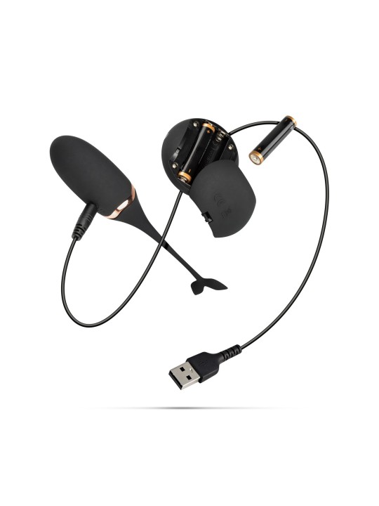 Teazers – Vibrating Egg With Remote – Black