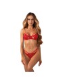 Obsessive – Matildea 2-Delige Open Set – Rood
