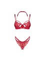 Obsessive – Matildea 2-Delige Open Set – Rood