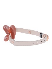 Sportsheets – S&M Peaches ‘n CreaMe Silicone Lips Gag – Cream & Orange