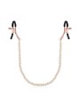 Rosy Gold - Tepelklemmen met parelketting - Verstelbaar Design