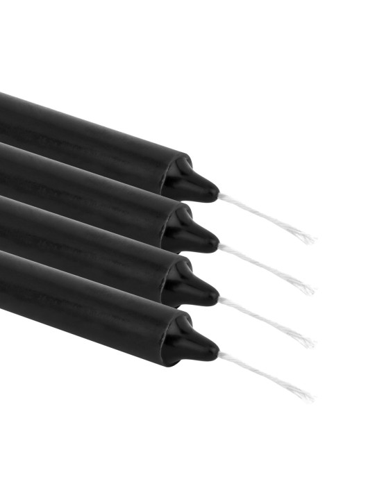 Rosy Gold - Seduction Candle Set - Black