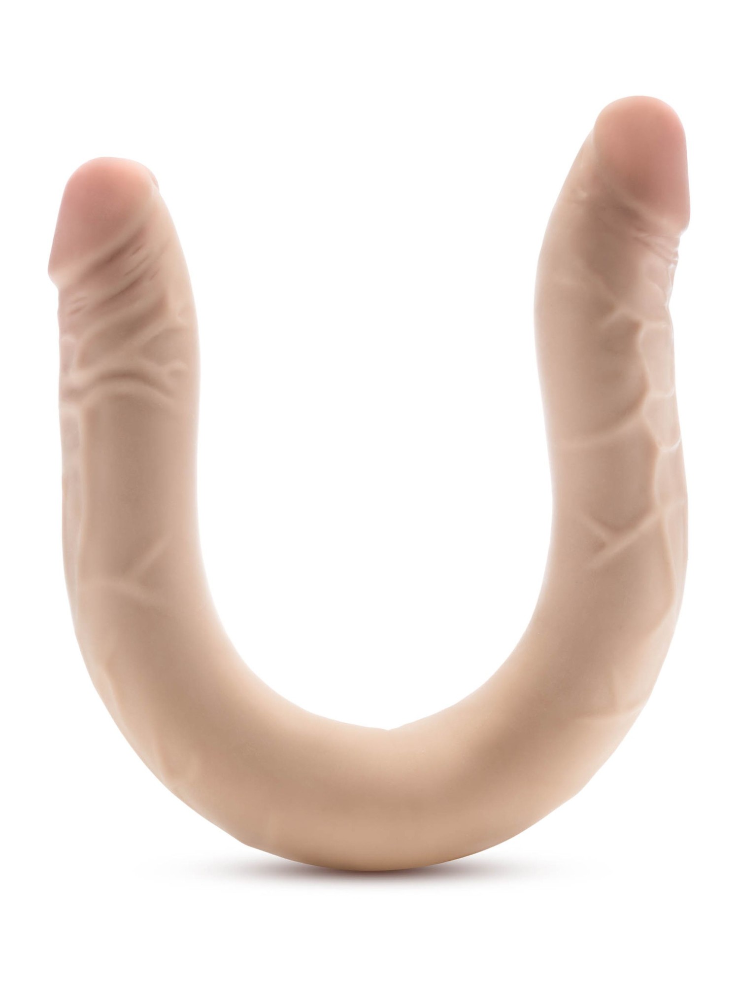 Dr Skin - Dr. Skin Plus 16,5” Buigzame Dubbele Dildo Beige