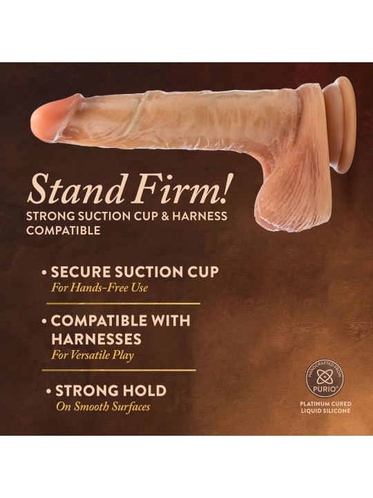 Blush - Renaissance DaVinci Sliding Foreskin Dildo - 20 cm