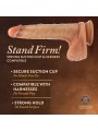 Blush - Renaissance DaVinci Sliding Foreskin Dildo - 20 cm