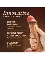 Blush - Renaissance Raphael Sliding Foreskin Dildo - 24 cm