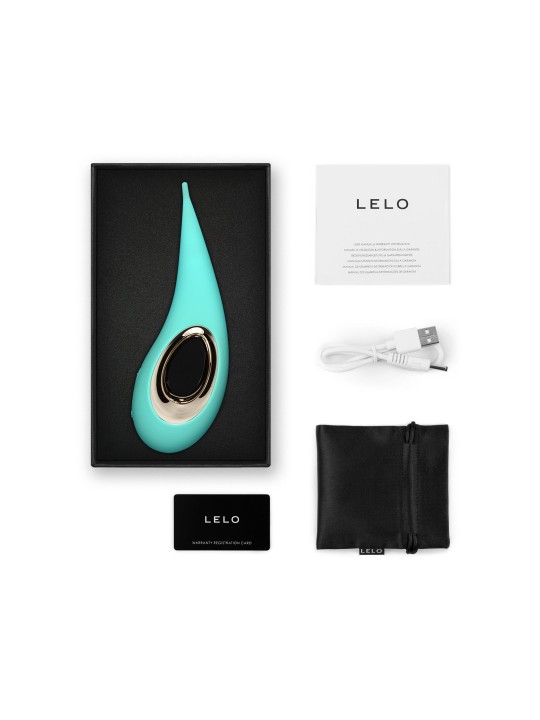 LELO - Dot External Clitoral Pinpoint Vibrator - Turquoise