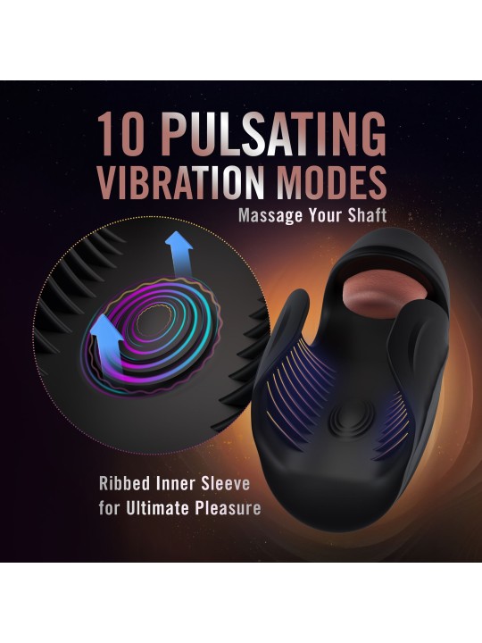M for Men - Lickety Split Masturbator - Black