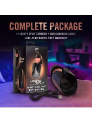 M for Men - Lickety Split Masturbator - Black
