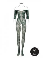 Catsuit With Long Sleeves - Green