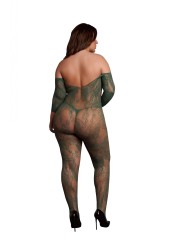 Catsuit With Long Sleeves - Green