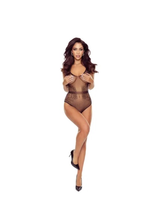 Passion - BS115 Bodystocking - Zwart