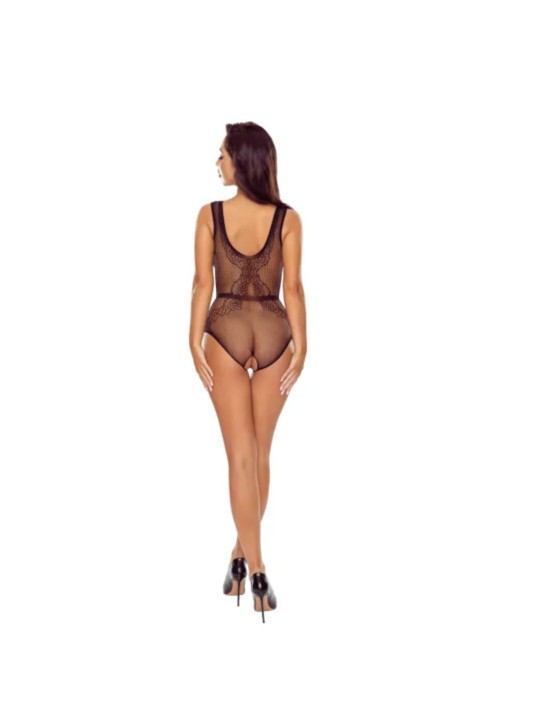 Passion - BS115 Bodystocking - Zwart