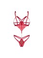 Obsessive – Matildea Crotchless Teddy – Red