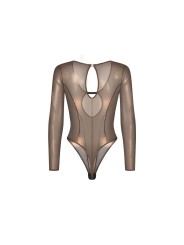 Obsessive – Soranna Long-Sleeved Crotchless Teddy – Brown
