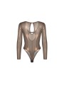 Obsessive – Soranna Long-Sleeved Crotchless Teddy – Brown
