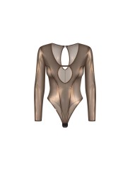 Obsessive – Soranna Long-Sleeved Crotchless Teddy – Brown