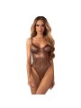 Obsessive – Soranna Crotchless Teddy – Brown