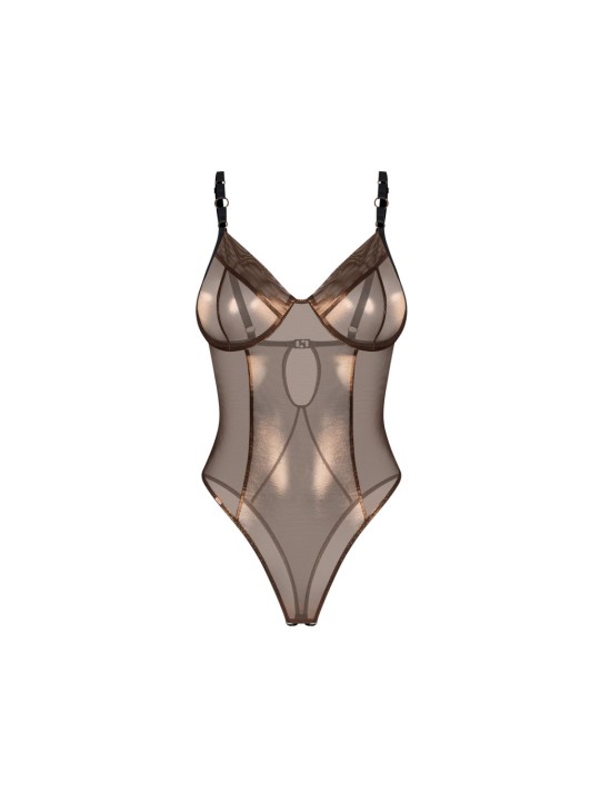 Obsessive – Soranna Crotchless Teddy – Brown