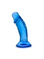 B Yours - Sweet N' Small 4 Inch Dildo with Suction Cup - Blue