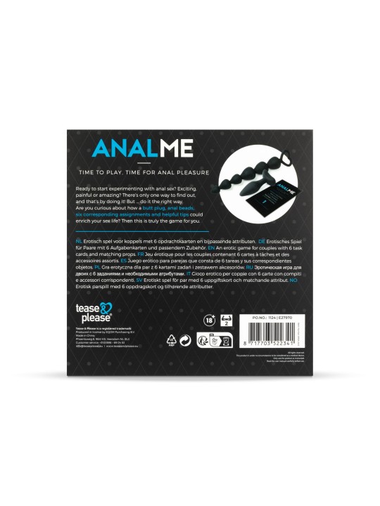 Tease & Please - Time to Play Anal Me