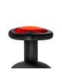 Blush - Luxe Bling Plugs Training Kit Black With Red Gems