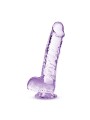 B Yours - Naturally Yours Crystalline Dildo Amethyst