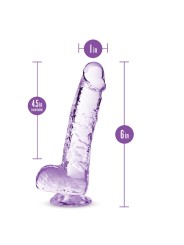 B Yours - Naturally Yours Crystalline Dildo Amethyst