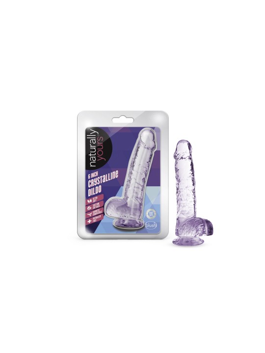 B Yours - Naturally Yours Crystalline Dildo Amethyst