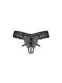 Obsessive - Trinise Crotchless Thong - Black